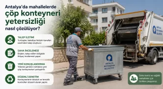 antalya çöp konteyneri yetersizliği