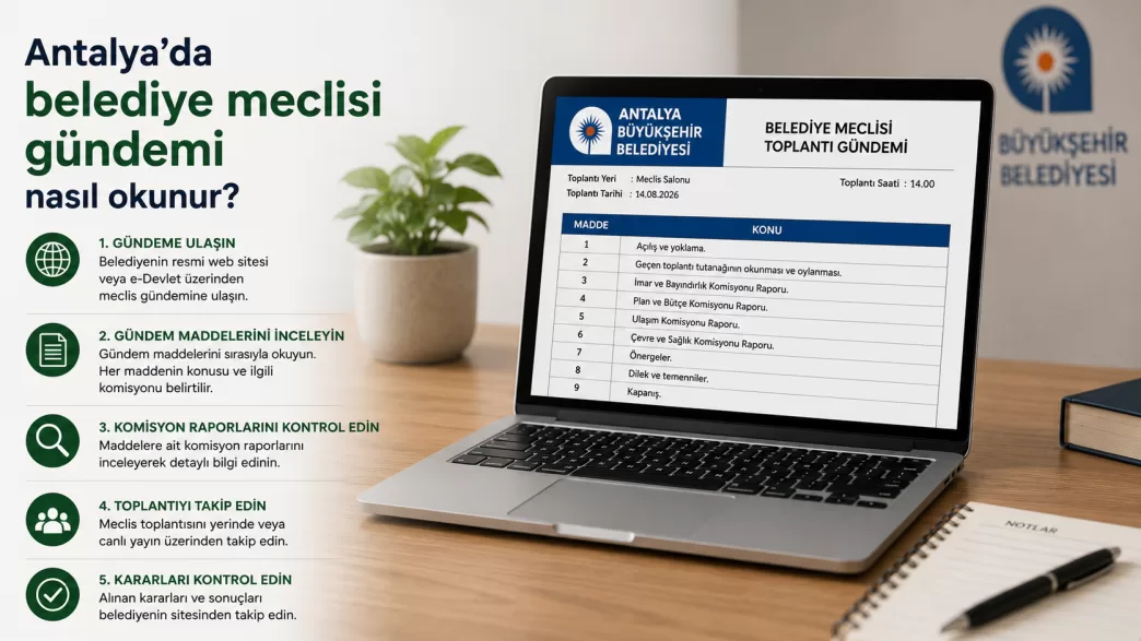 antalya belediye meclisi gündemi