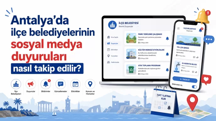 antalya ilçe belediyeleri sosyal medya hesapları