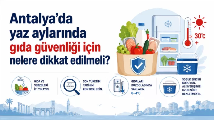 antalya yaz aylarında gıda güvenliği
