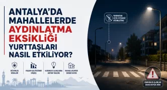 antalya sokak aydınlatması