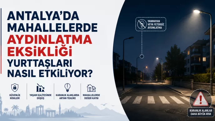 antalya sokak aydınlatması
