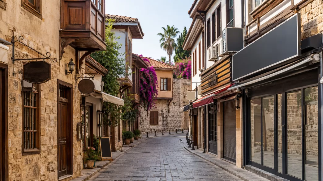 antalya kaleiçi tabela düzenlemesi