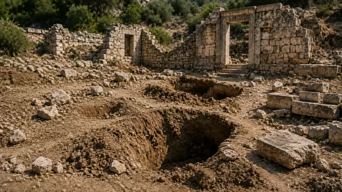 antalya kaçak define kazıları