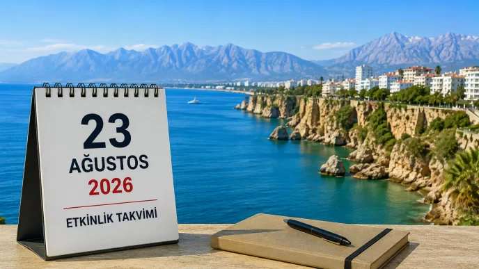antalya 23 ağustos 2026 etkinlik takvimi