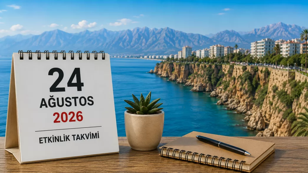 antalya 24 ağustos 2026 etkinlik takvimi