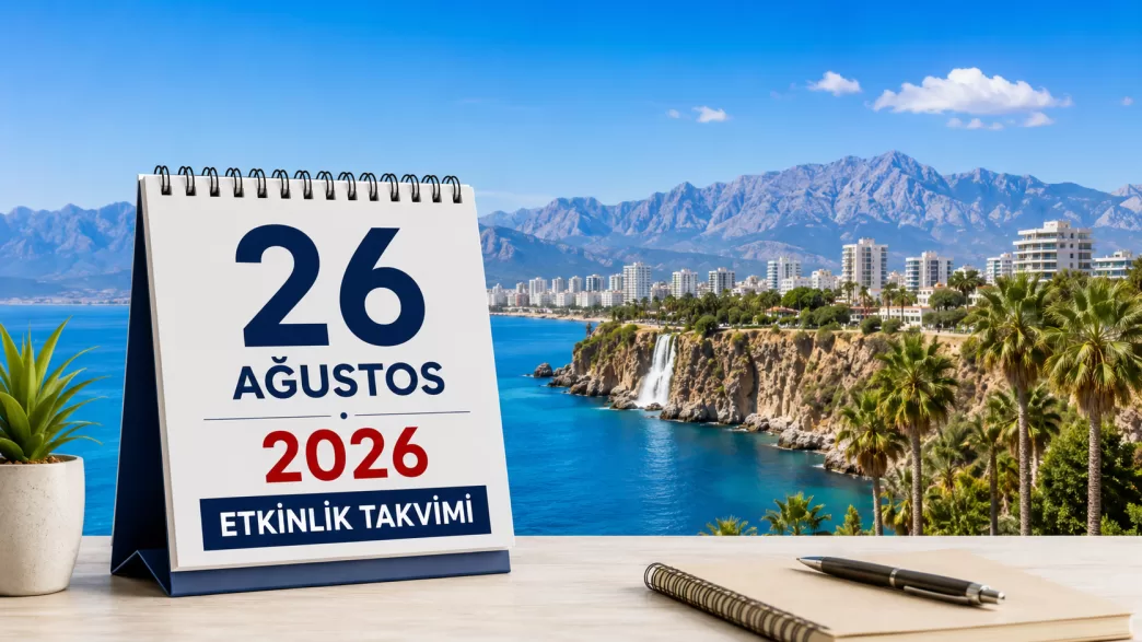 antalya 26 ağustos 2026 etkinlik takvimi