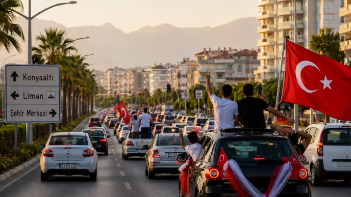 antalya asker uğurlama konvoyları