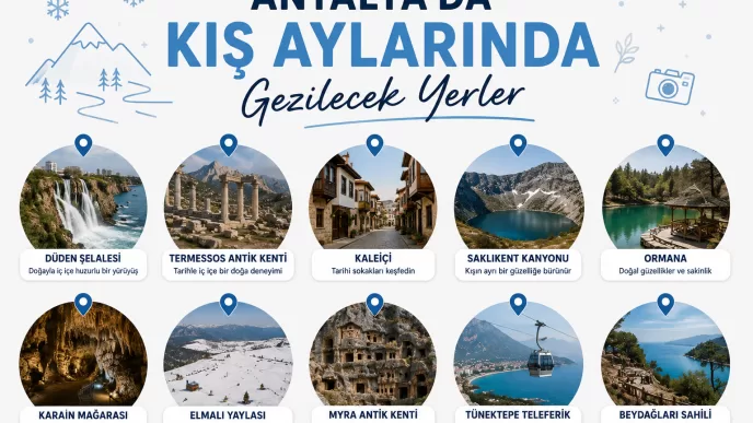 antalya'da kış aylarında gezilecek yerler