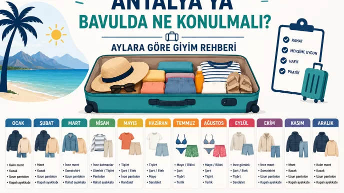antalya için bavulda ne olmalı