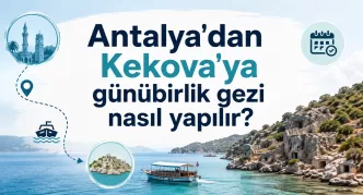antalya'dan kekova'ya günübirlik gezi