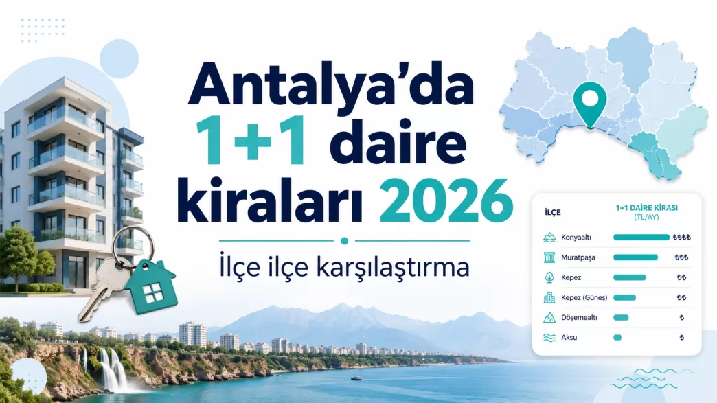 antalya 1+1 daire kiraları 2026