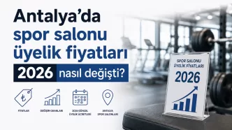 antalya spor salonu fiyatları 2026