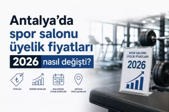 antalya spor salonu fiyatları 2026