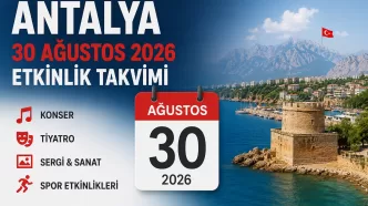 antalya 30 ağustos 2026 etkinlik takvimi