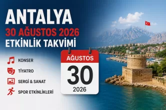 antalya 30 ağustos 2026 etkinlik takvimi