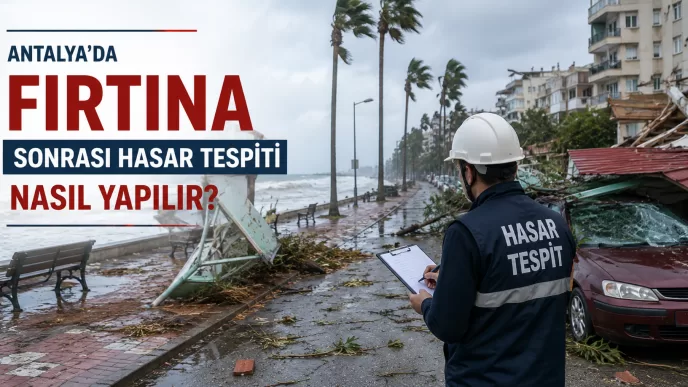 antalya fırtına sonrası hasar tespiti