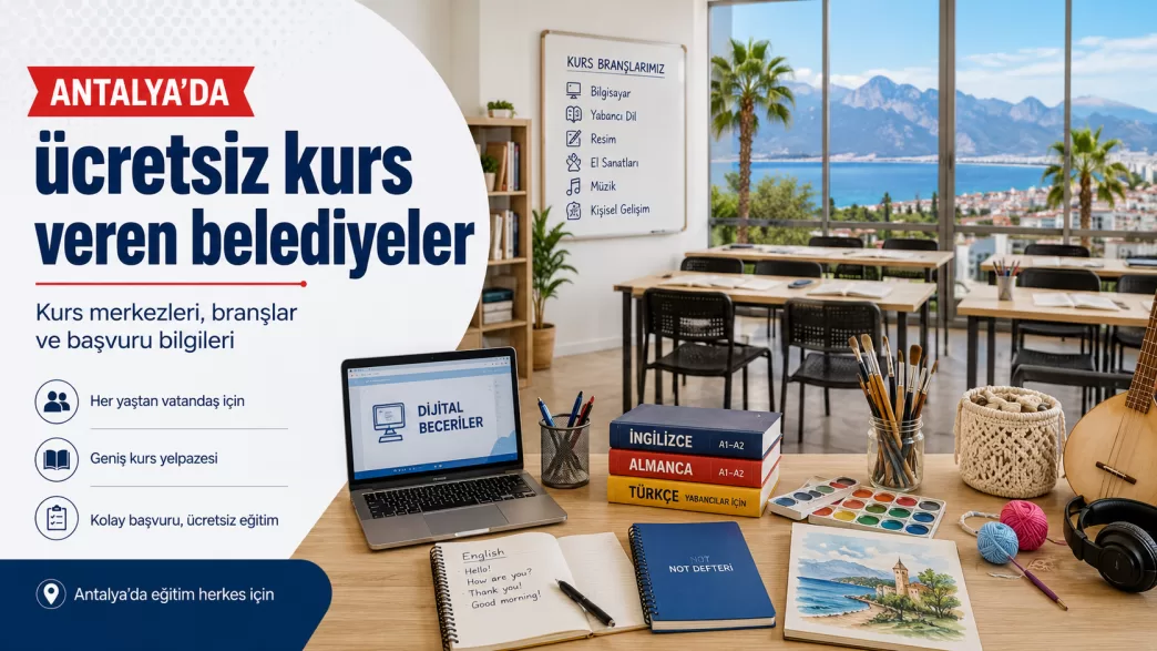 antalya ücretsiz belediye kursları