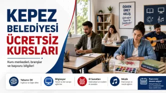 kepez belediyesi ücretsiz kursları