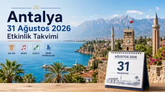 antalya 31 ağustos 2026 etkinlik takvimi