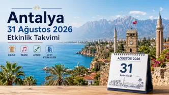 antalya 31 ağustos 2026 etkinlik takvimi