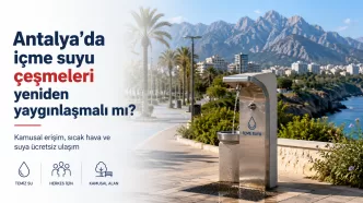 antalya içme suyu çeşmeleri