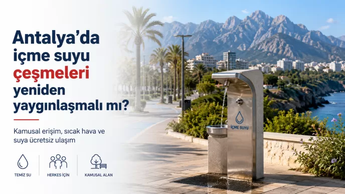 antalya içme suyu çeşmeleri