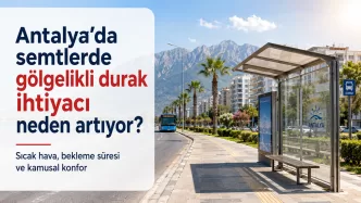 antalya gölgelikli durak