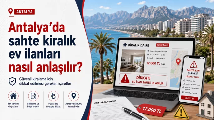 antalya sahte kiralık ev ilanları