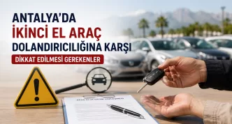 antalya ikinci el araç dolandırıcılığı
