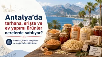 antalya ev yapımı ürünler