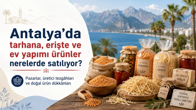 antalya ev yapımı ürünler