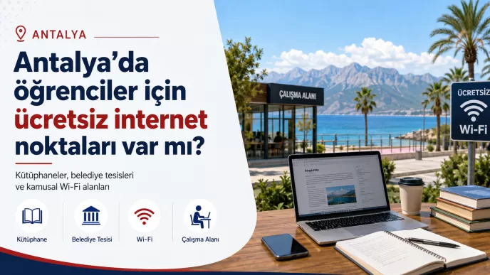 antalya ücretsiz internet noktaları