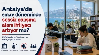antalya sessiz çalışma alanları