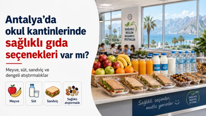 antalya okul kantinlerinde sağlıklı gıda
