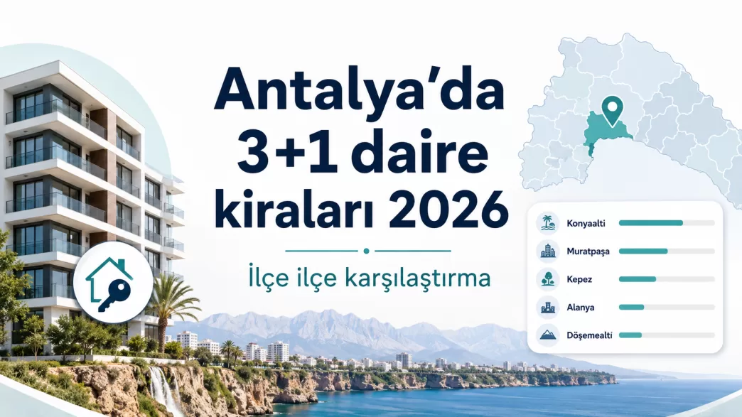 antalya 3+1 daire kiraları 2026
