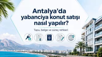 antalya yabancıya konut satışı