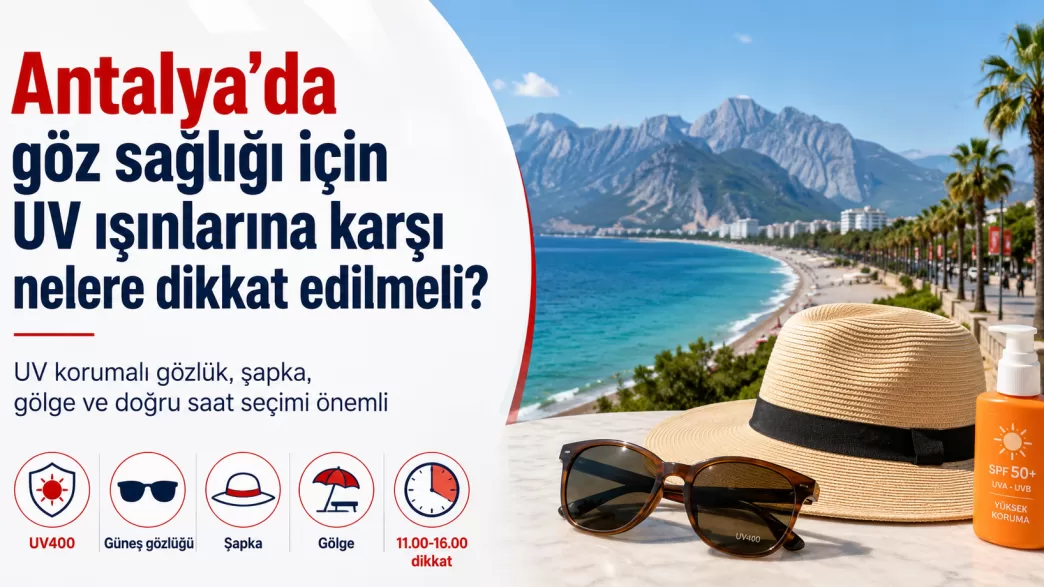 antalya göz sağlığı uv korunma