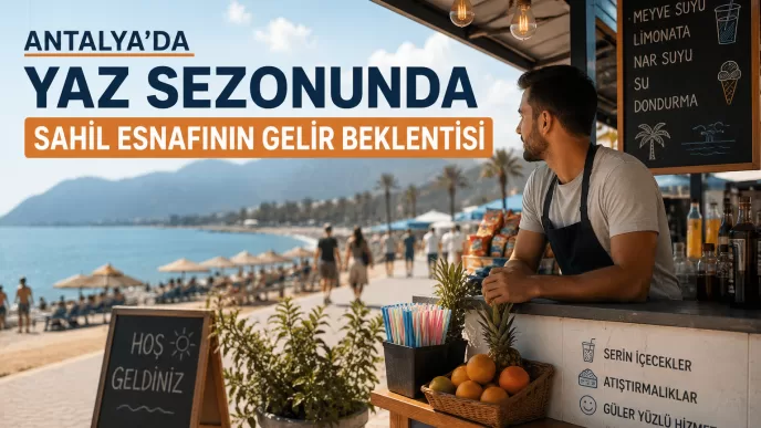 antalya sahil esnafı yaz sezonu