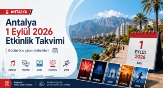 antalya 1 eylül 2026 etkinlik takvimi