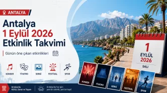 antalya 1 eylül 2026 etkinlik takvimi