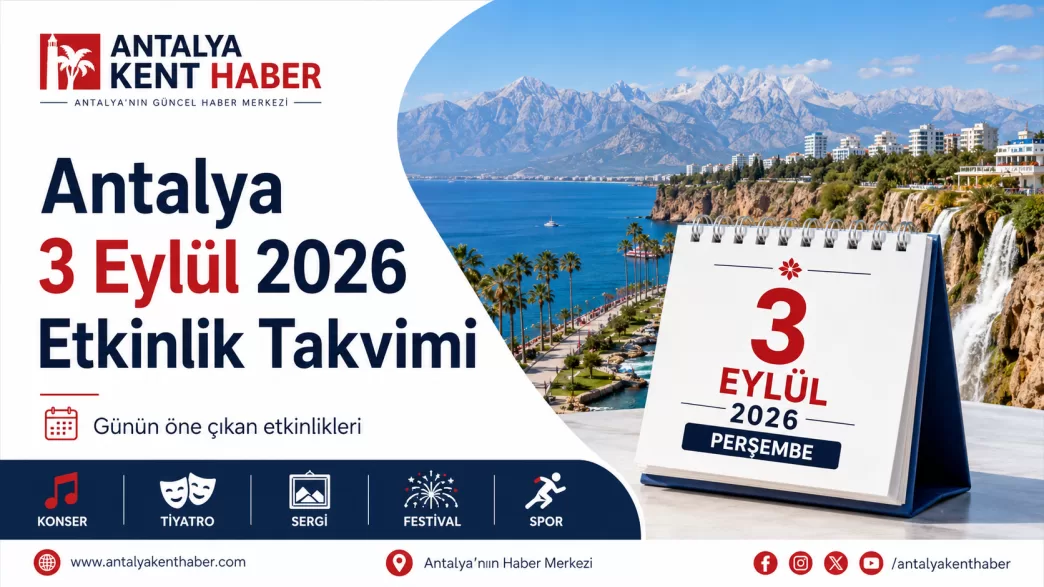 antalya 3 eylül 2026 etkinlik takvimi