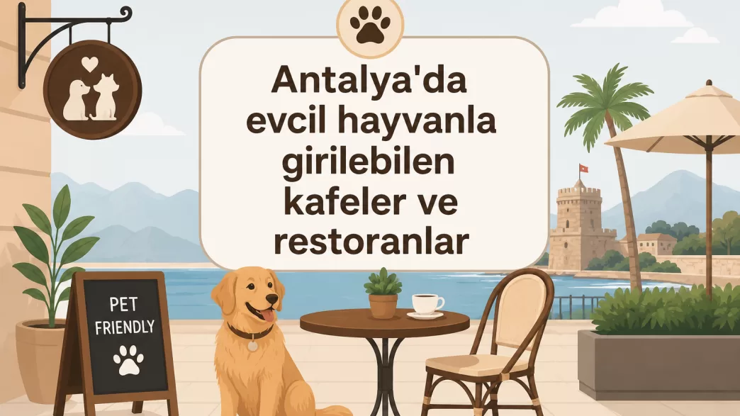 antalya evcil hayvan dostu kafeler