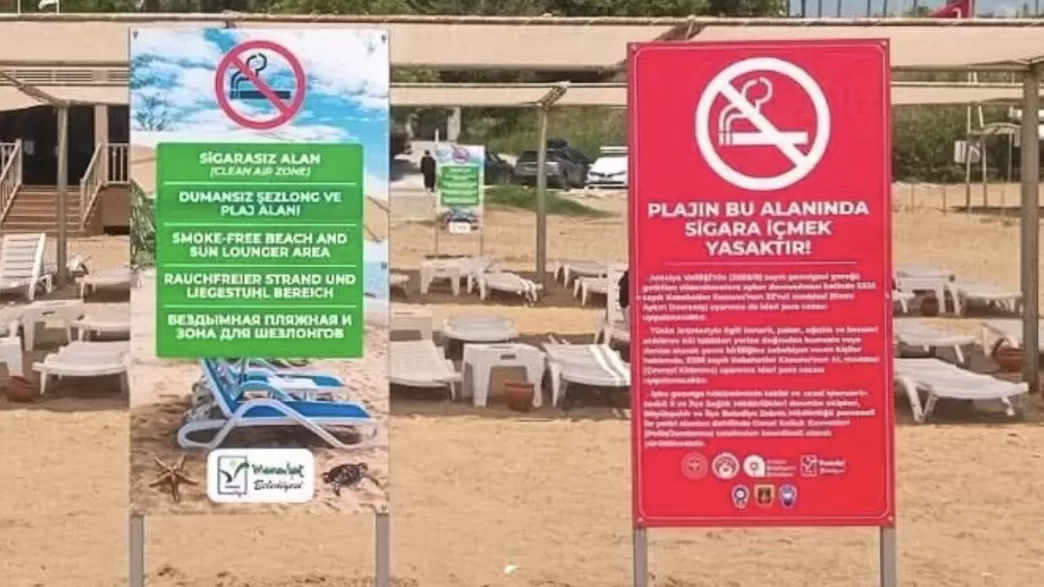 antalya plajlarında sigara yasağı