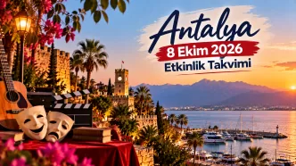 antalya 8 ekim 2026 etkinlik takvimi