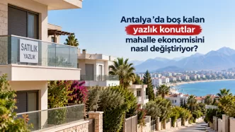 antalya yazlık konutlar