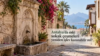 antalya sokak çeşmeleri