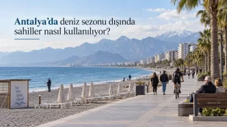antalya sahilleri kışın