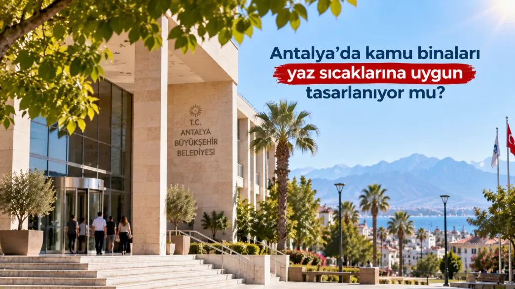 antalya kamu binaları yaz sıcakları
