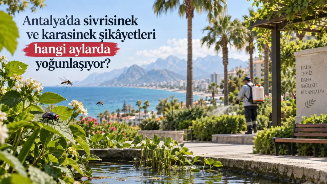 antalya sivrisinek ve karasinek şikâyetleri